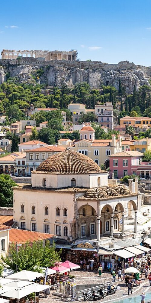 Athens nightlife ambience