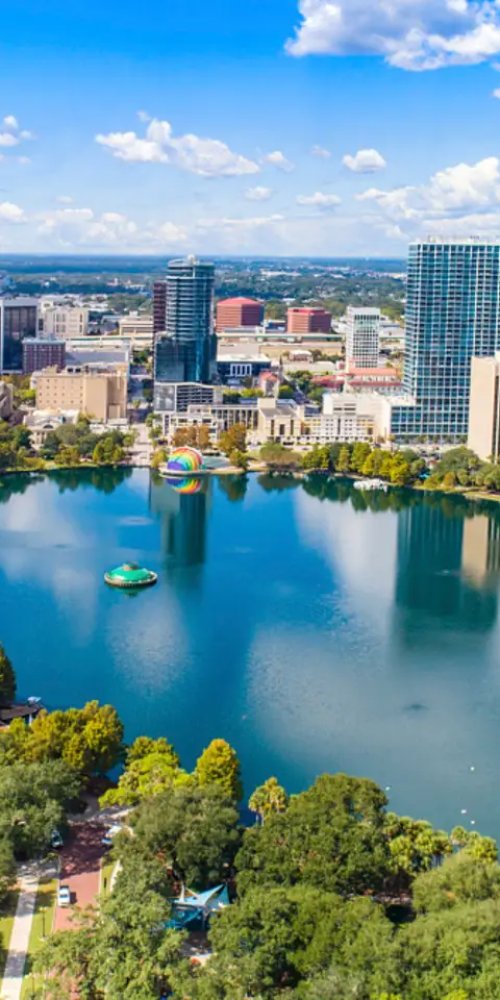 Nightlife scene in Orlando, FL, US