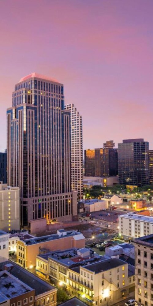 Nightlife ambience in Phoenix, AZ, US