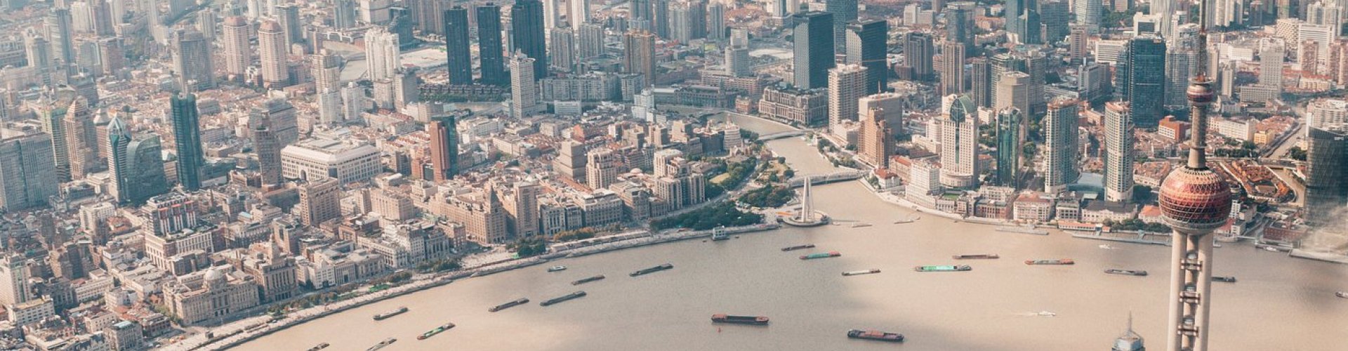Shanghai city nightscape