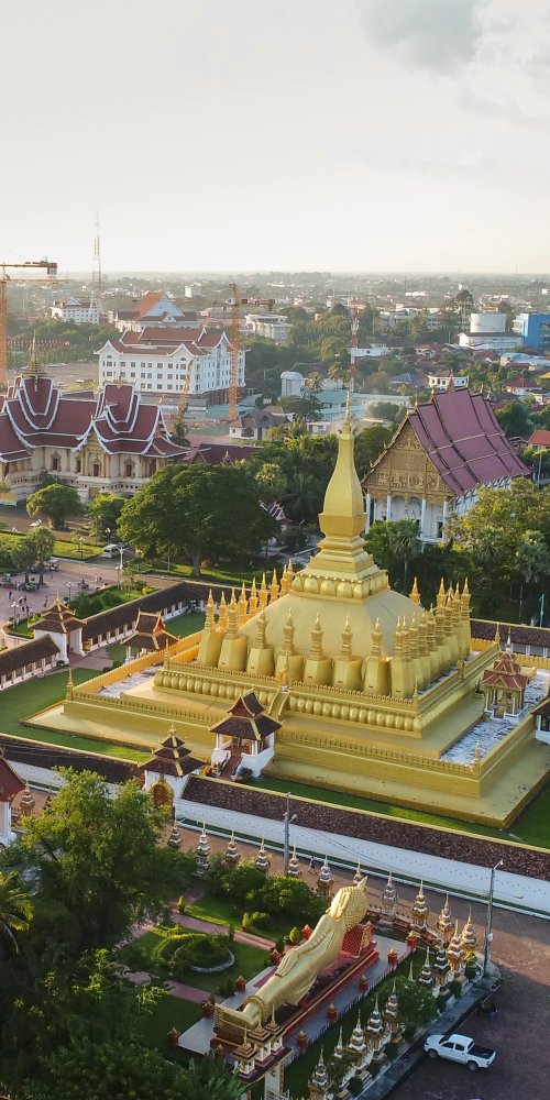 Nightlife ambience in Vientiane, LA