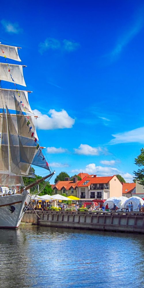 Nightlife ambience in Klaipėda, LT