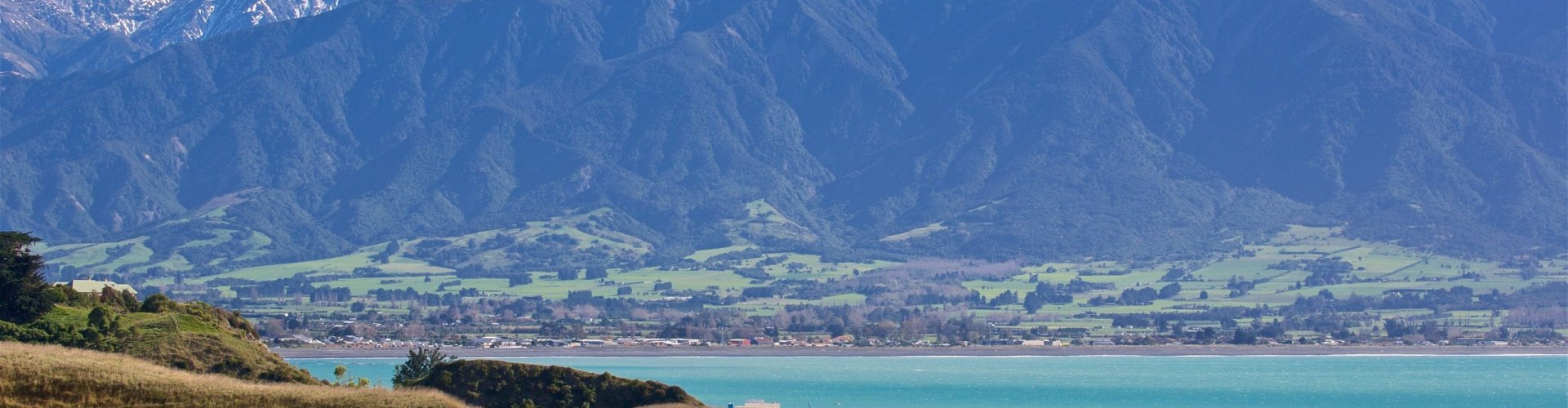Evening nightlife scene in Kaikōura, NZ
