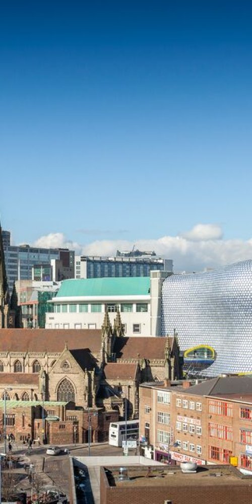 Nightlife ambience in Birmingham, UK