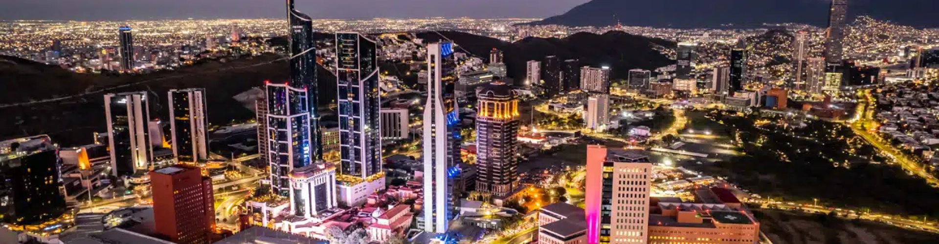 Vibrant nightlife scene in Monterrey, MX