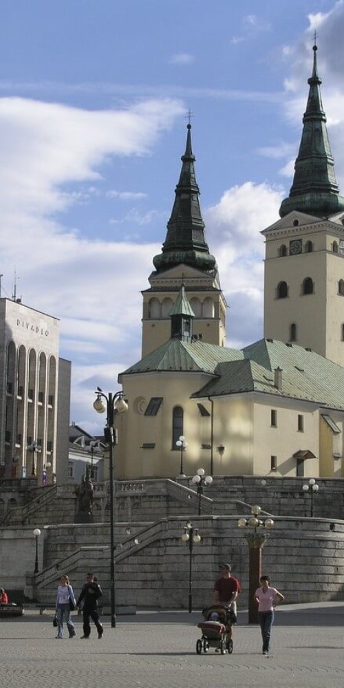Nightlife ambience in Žilina, SK