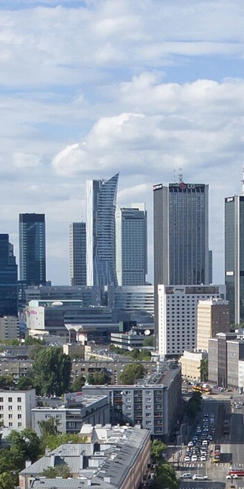 Nightlife ambience in Warsaw, PL