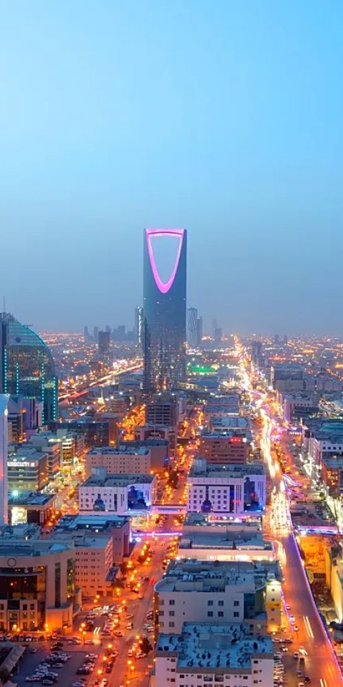 Nightlife ambience in Riyadh, SA