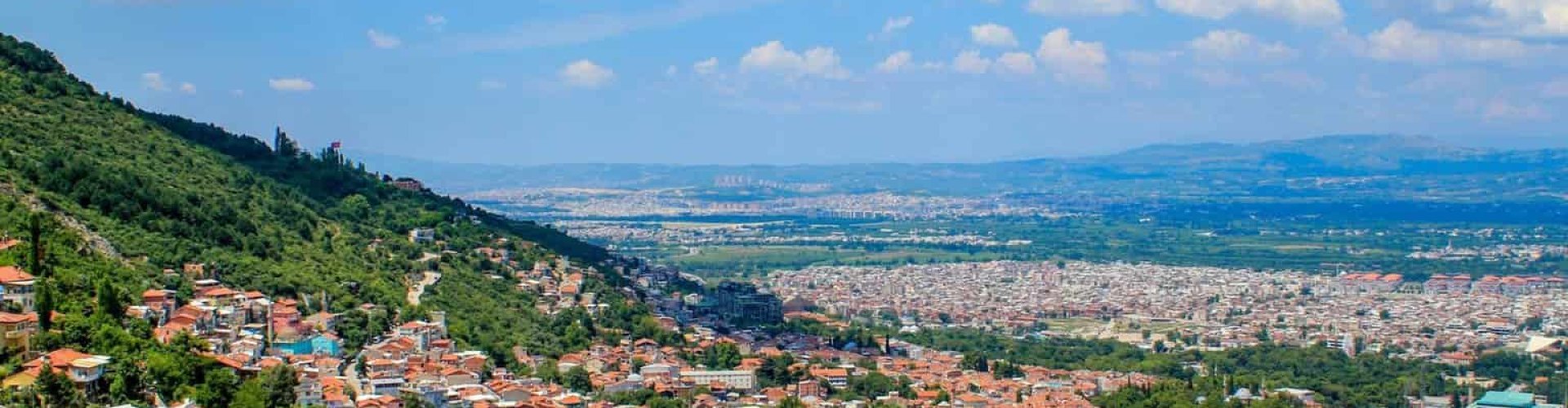 Nightscape of Bursa, TR nightlife