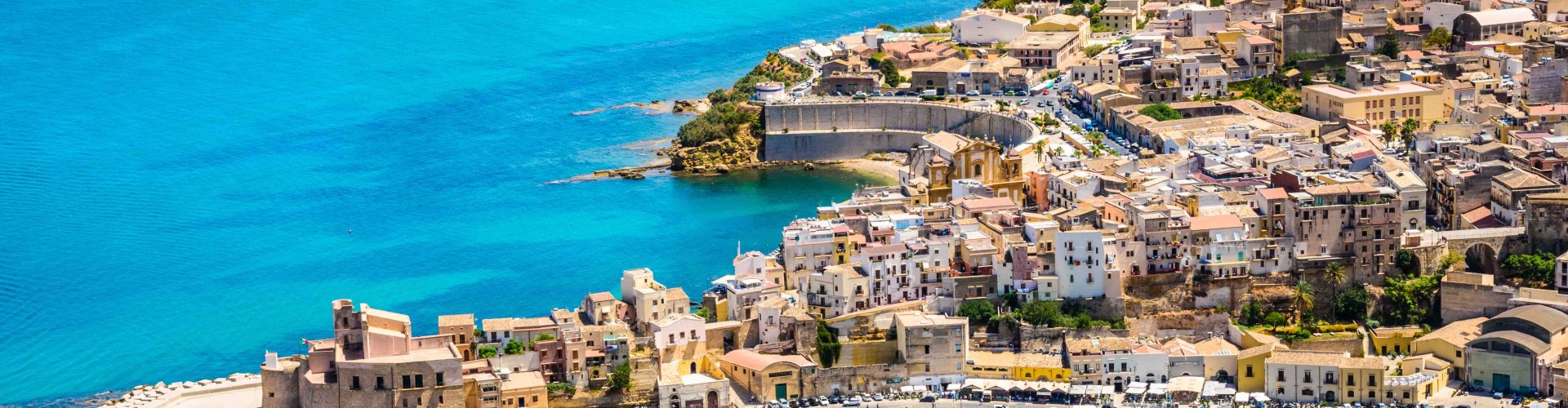 Nightlife scene in Trapani, IT