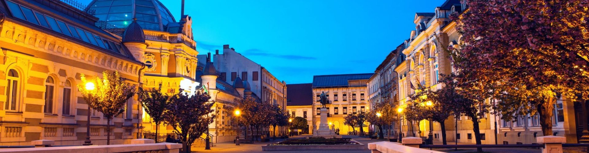 Nightlife scene in Miskolc, HU