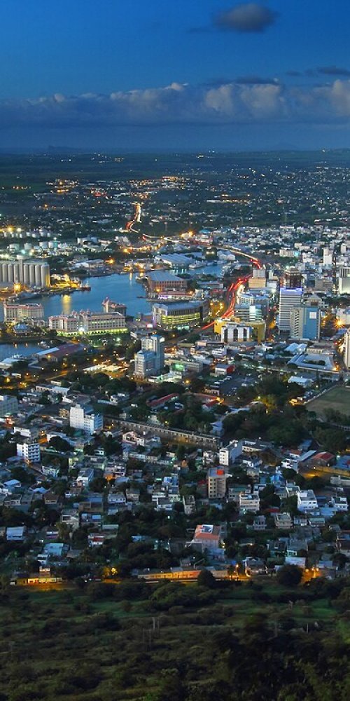 Nightlife ambiance in Port Louis, MU