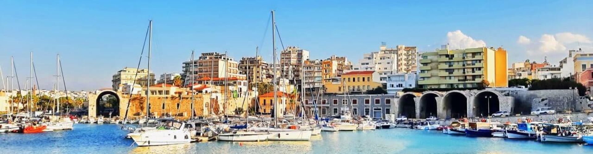 Heraklion nightlife panorama