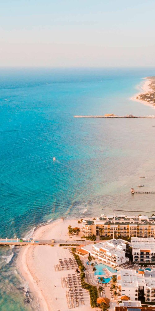 Nightlife ambience in Playa del Carmen, MX